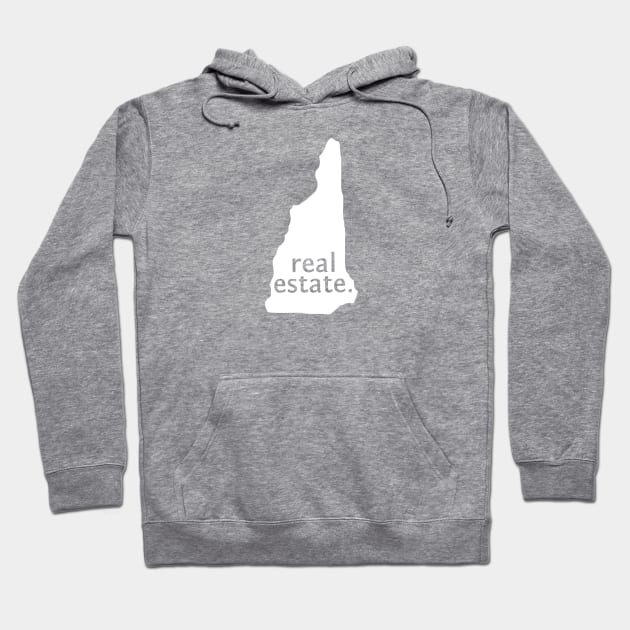 New Hampshire State Real Estate T-Shirt Hoodie by Proven By Ruben